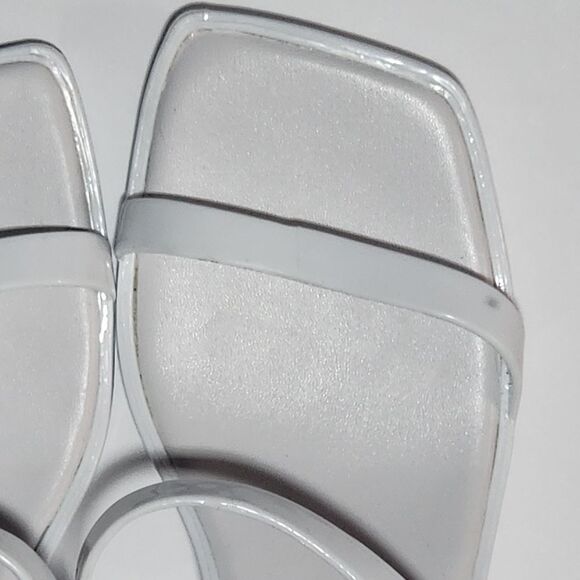 Jeffrey Campbell Jam 3 Jelly White Slide Sandals - Picture 2 of 6
